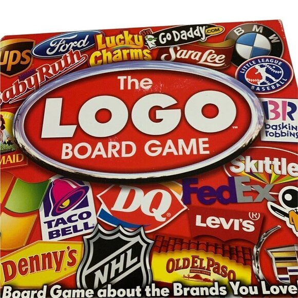 Spin Master "The Logo Board Game" 1st Edition Brand Knowledge 12 years and up - Picture 2 of 5